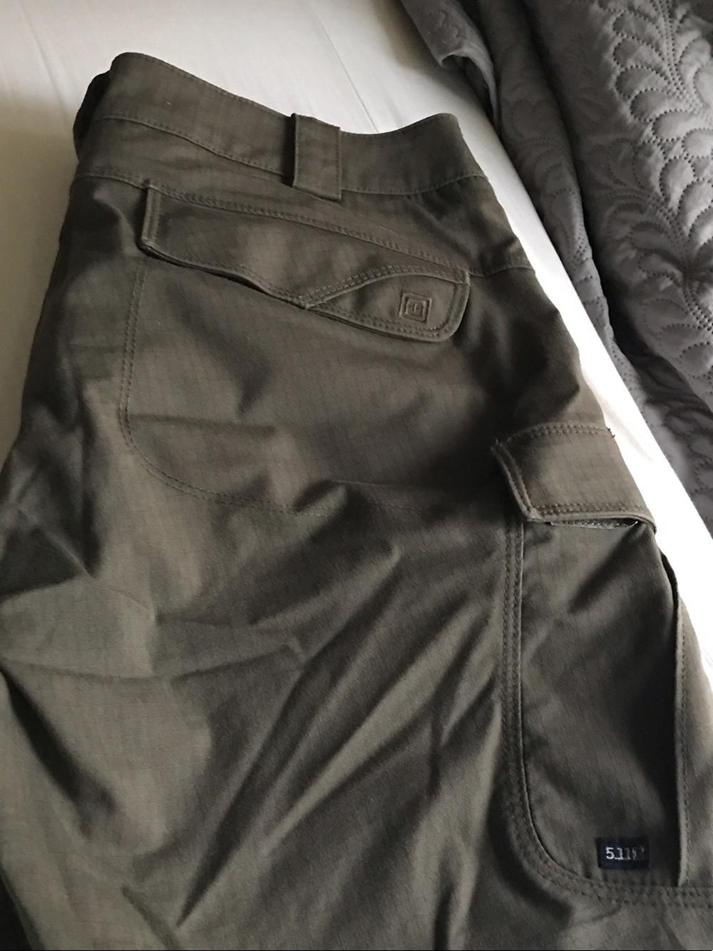 5.11 Tactical Olive Green Cargo Pants - Picture 3 of 4